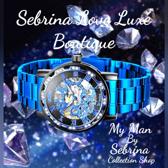 Cobalt Blue Men's Watch - Picture 6 of 9